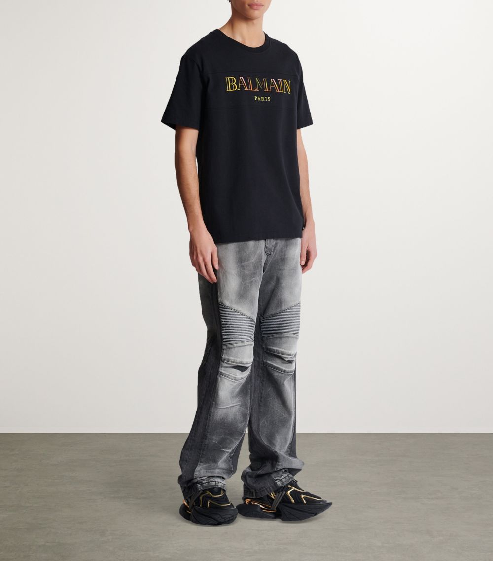 Balmain Balmain Cotton Vintage Logo T-Shirt