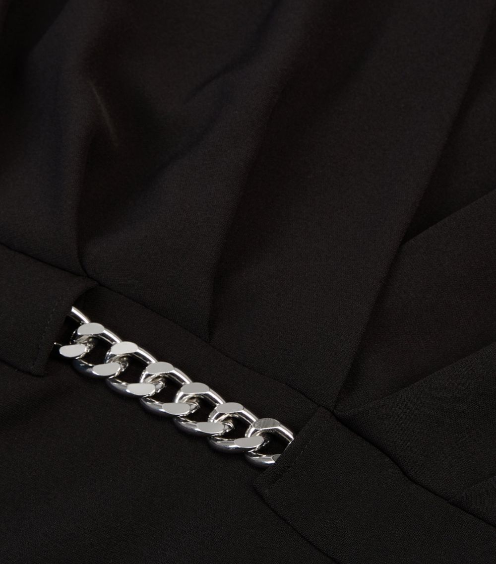 The Kooples The Kooples Chain-Detail Crepe Dress