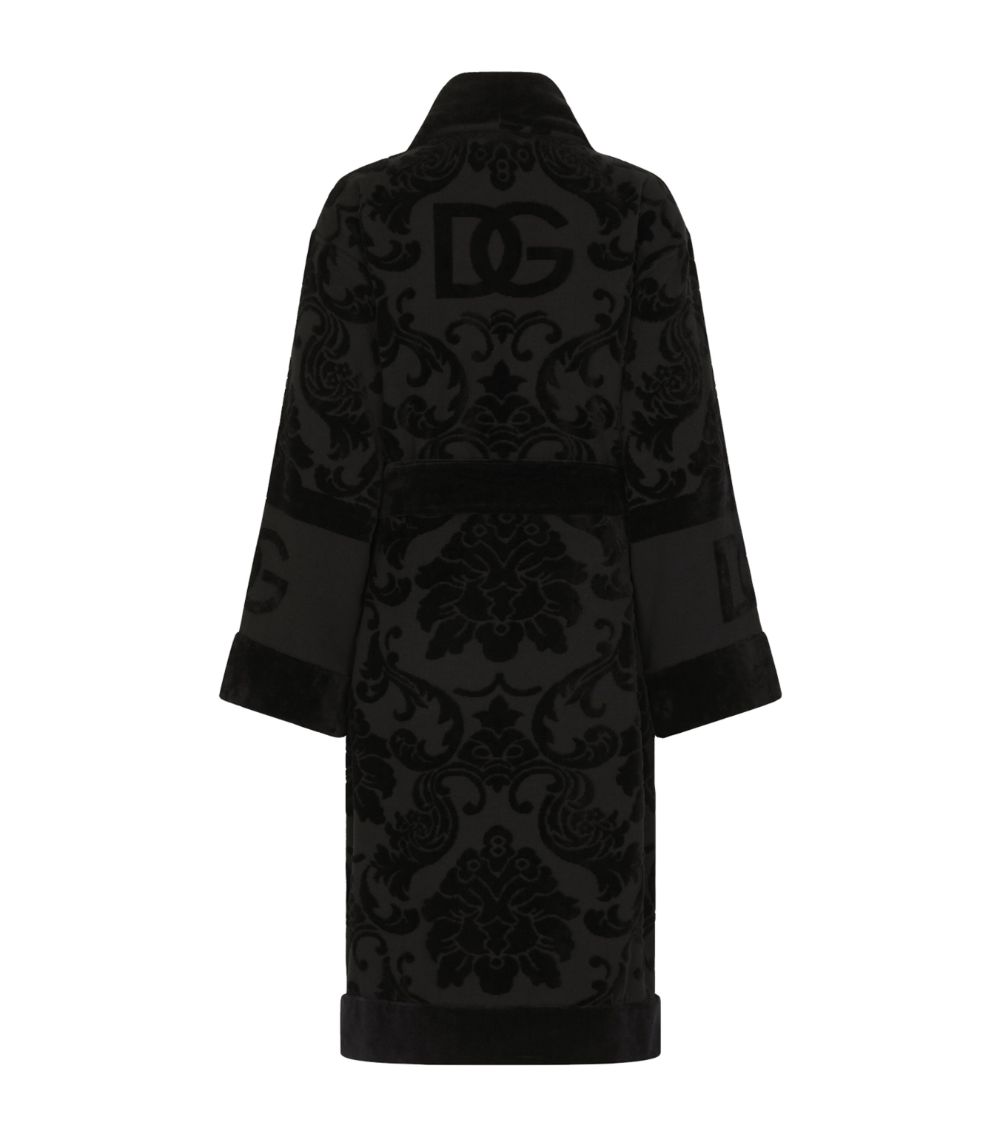 Dolce & Gabbana Dolce & Gabbana Terry Cotton Dg Robe