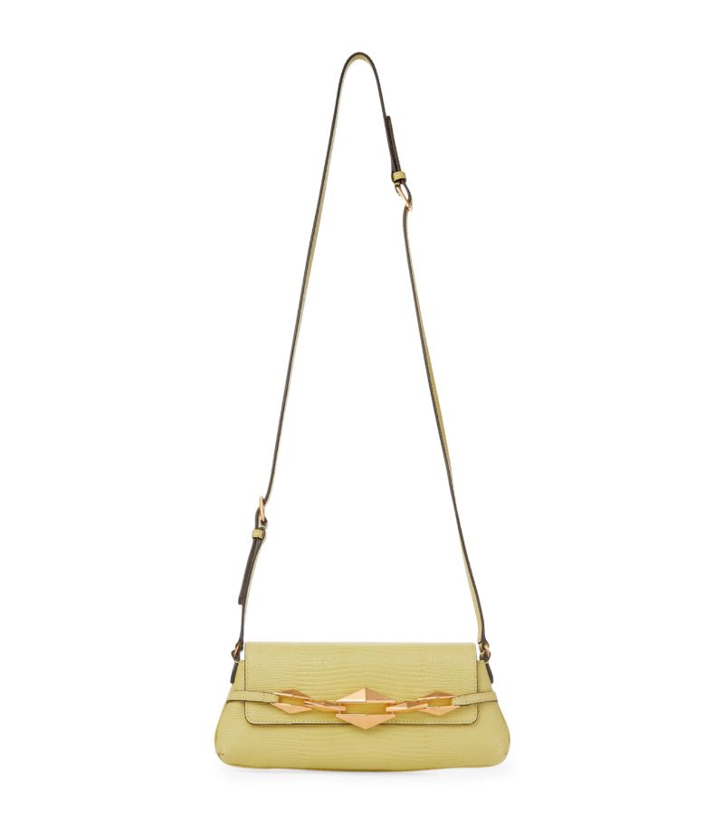 Jimmy Choo Jimmy Choo Mini Leather Diamond Cross-Body Bag