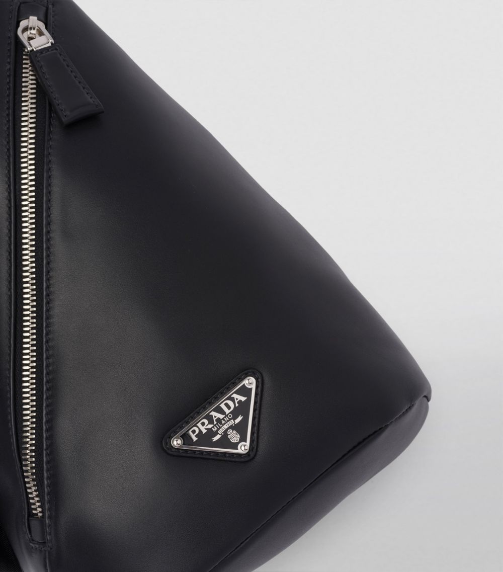 Prada Prada Leather Cross-Body Backpack