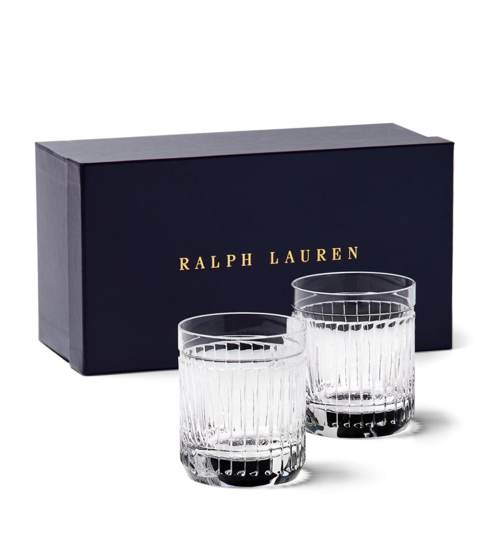 Ralph Lauren Home Ralph Lauren Home Set Of 2 Stirling Double-Old-Fashioned Glasses