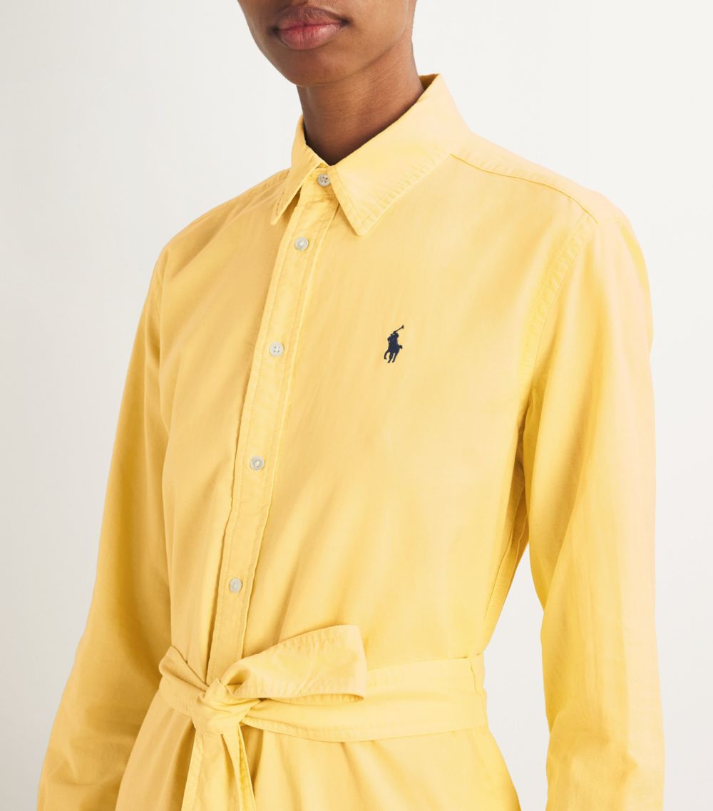 Polo Ralph Lauren Polo Ralph Lauren Cotton Belted Shirt Dress