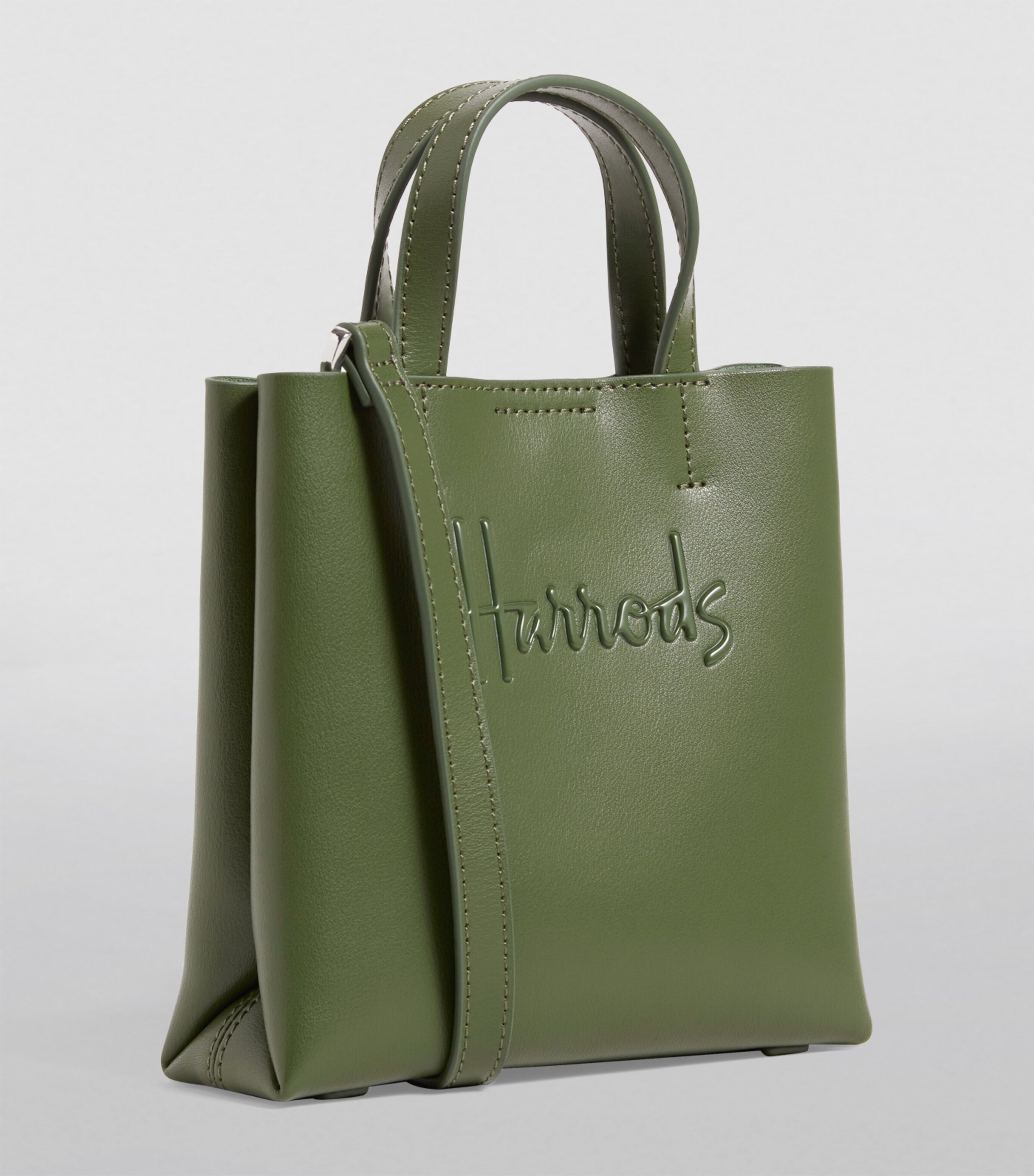 Harrods Harrods Mini Leather Kensington Tote Bag