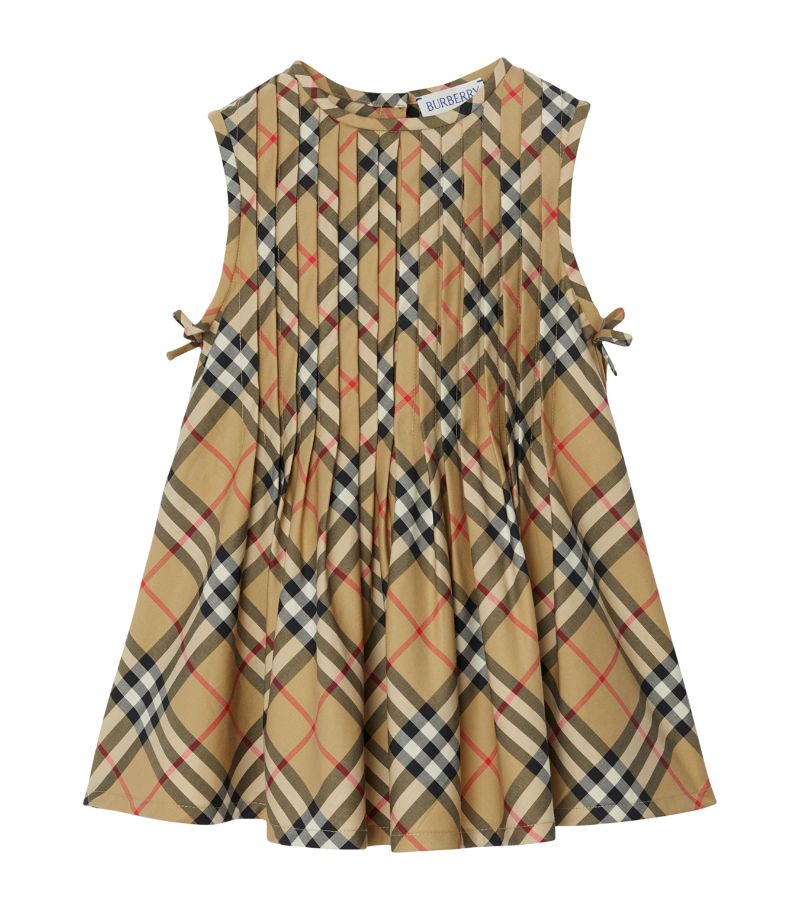 Burberry Burberry Kids Pleated Vintage Check Dress (6-24 Months)