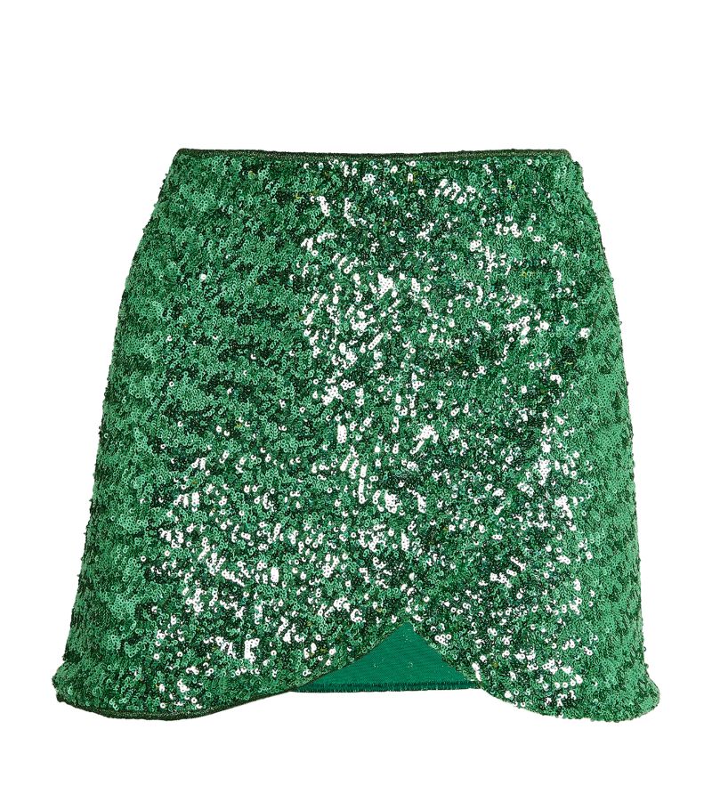 OSÉREE Oséree Sequinned Mini Skirt