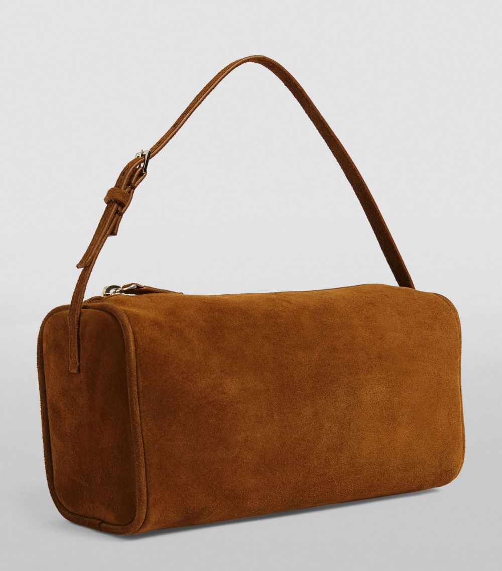 The Row The Row Suede '90s Top-Handle Bag