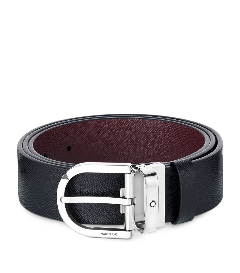 Montblanc Montblanc Leather Reversible Horseshoe Belt