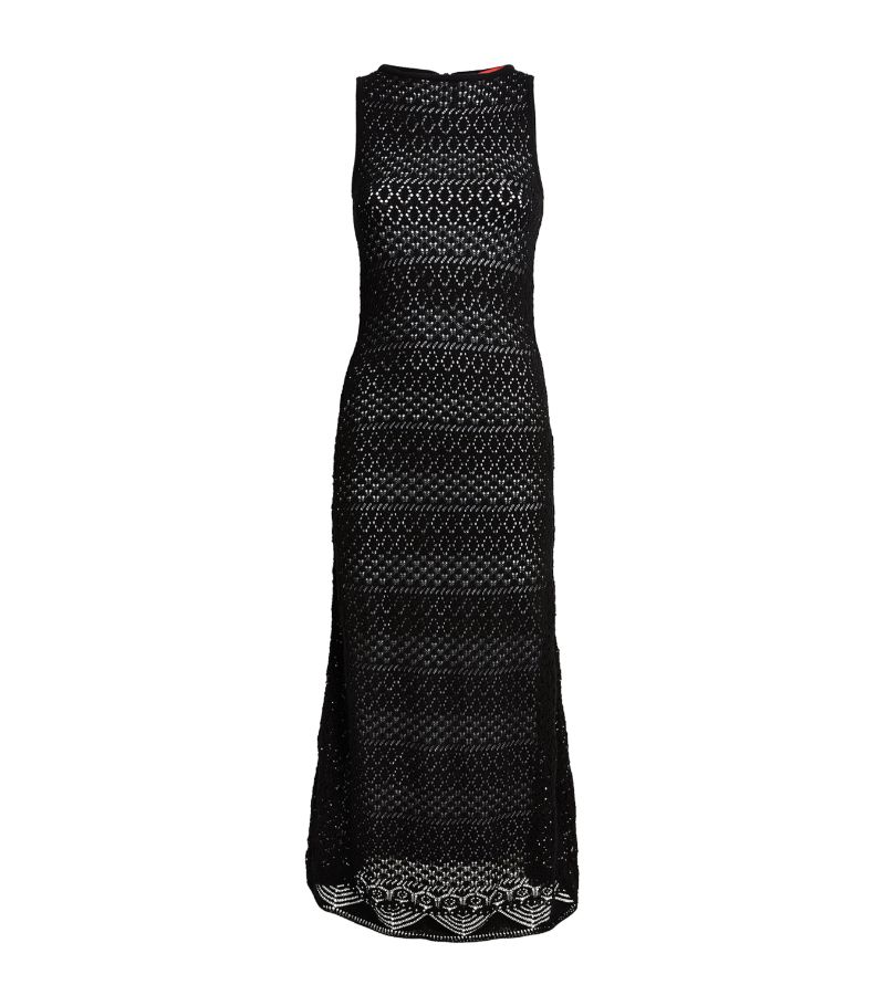 Max & Co. Max & Co. Cotton Crochet Midi Dress