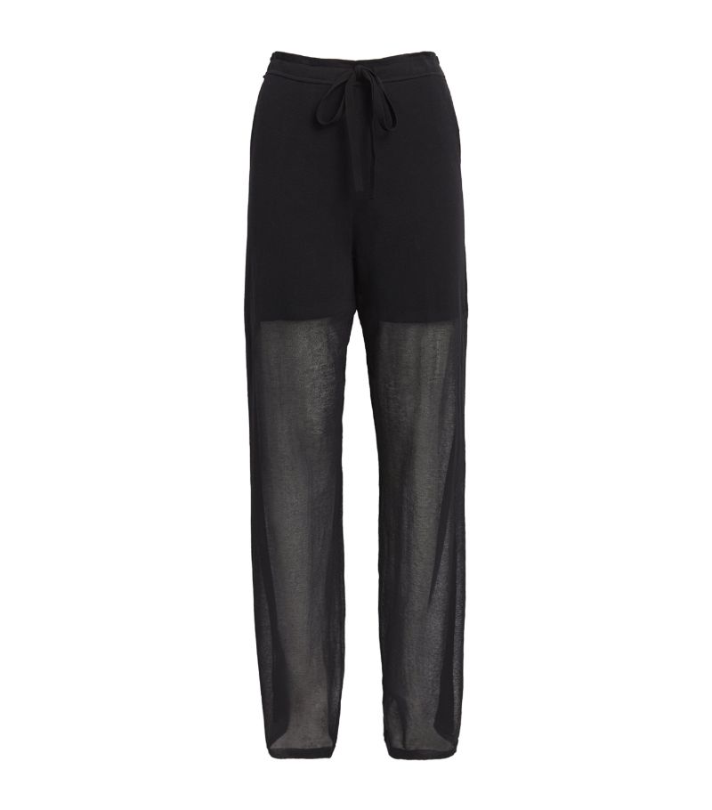 Victoria Beckham Victoria Beckham Sheer Straight Trousers