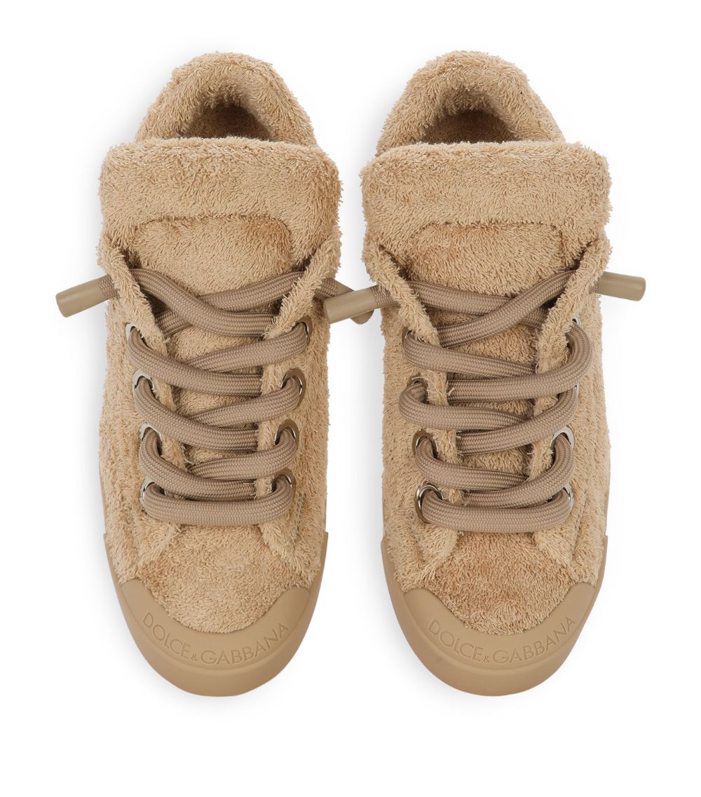 Dolce & Gabbana Dolce & Gabbana Terrycloth Portofino Sneakers