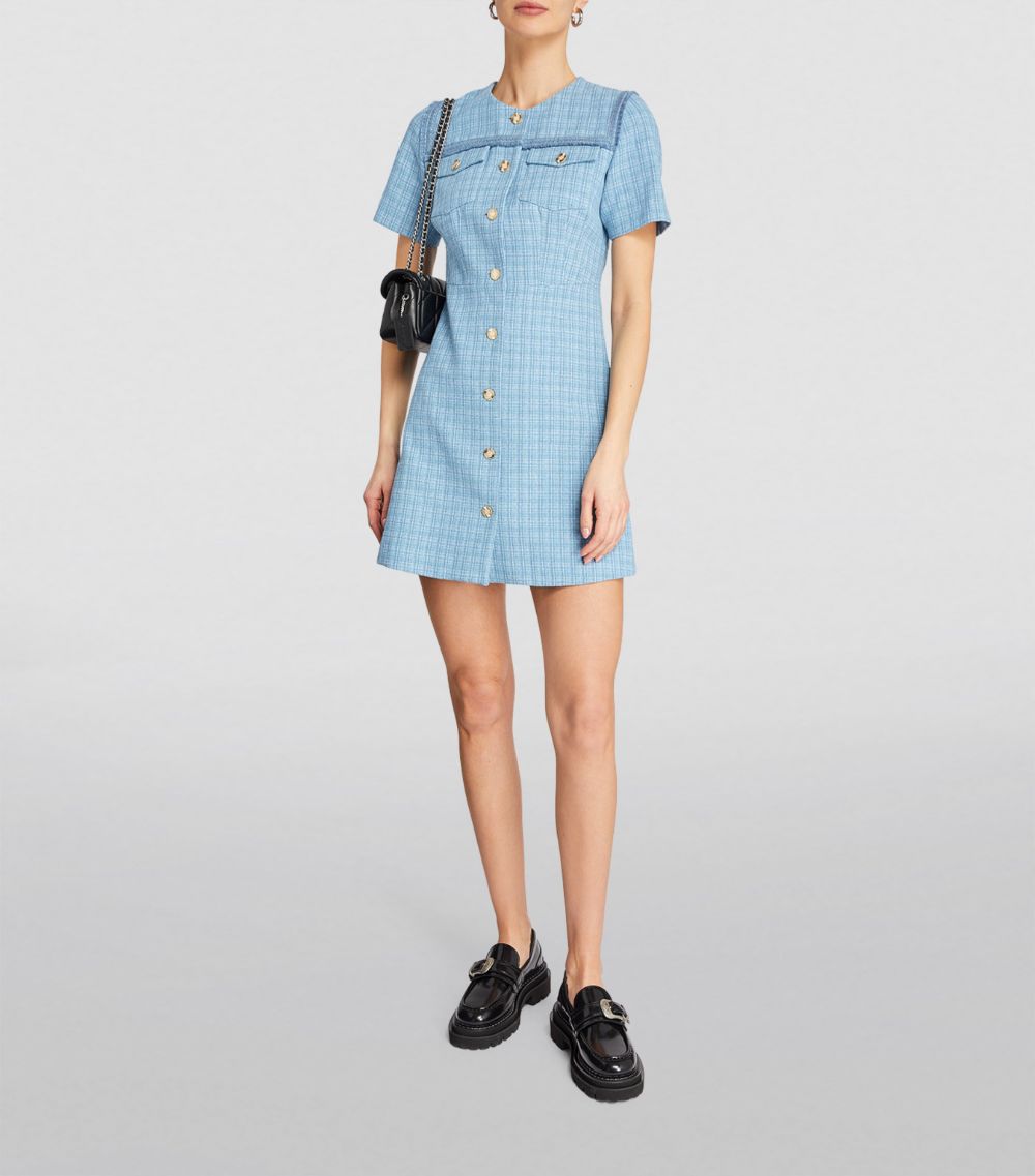  Sandro Tweed Mini Dress