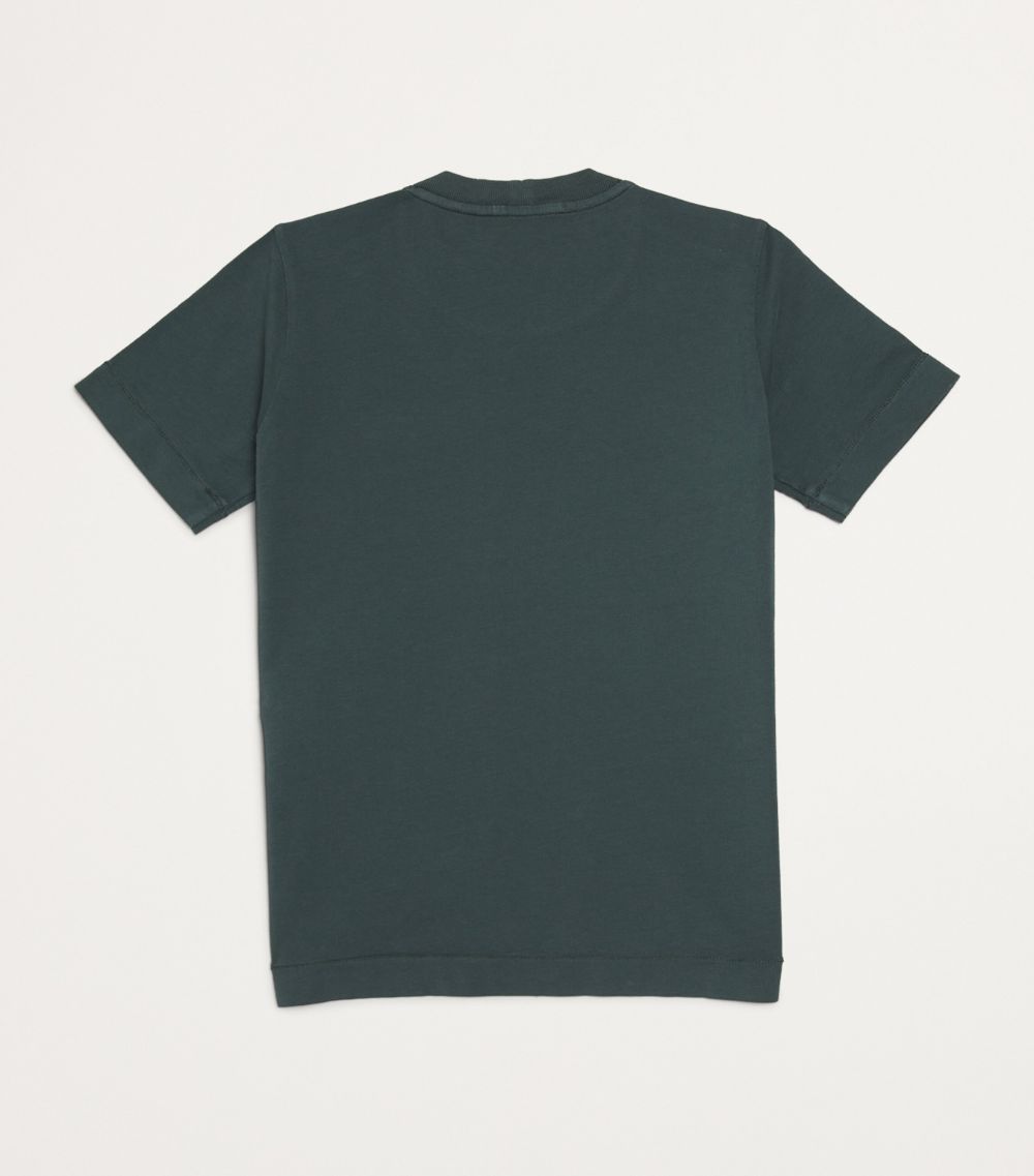 Stone Island Junior Stone Island Junior Cotton Logo T-Shirt (4-14 Years)