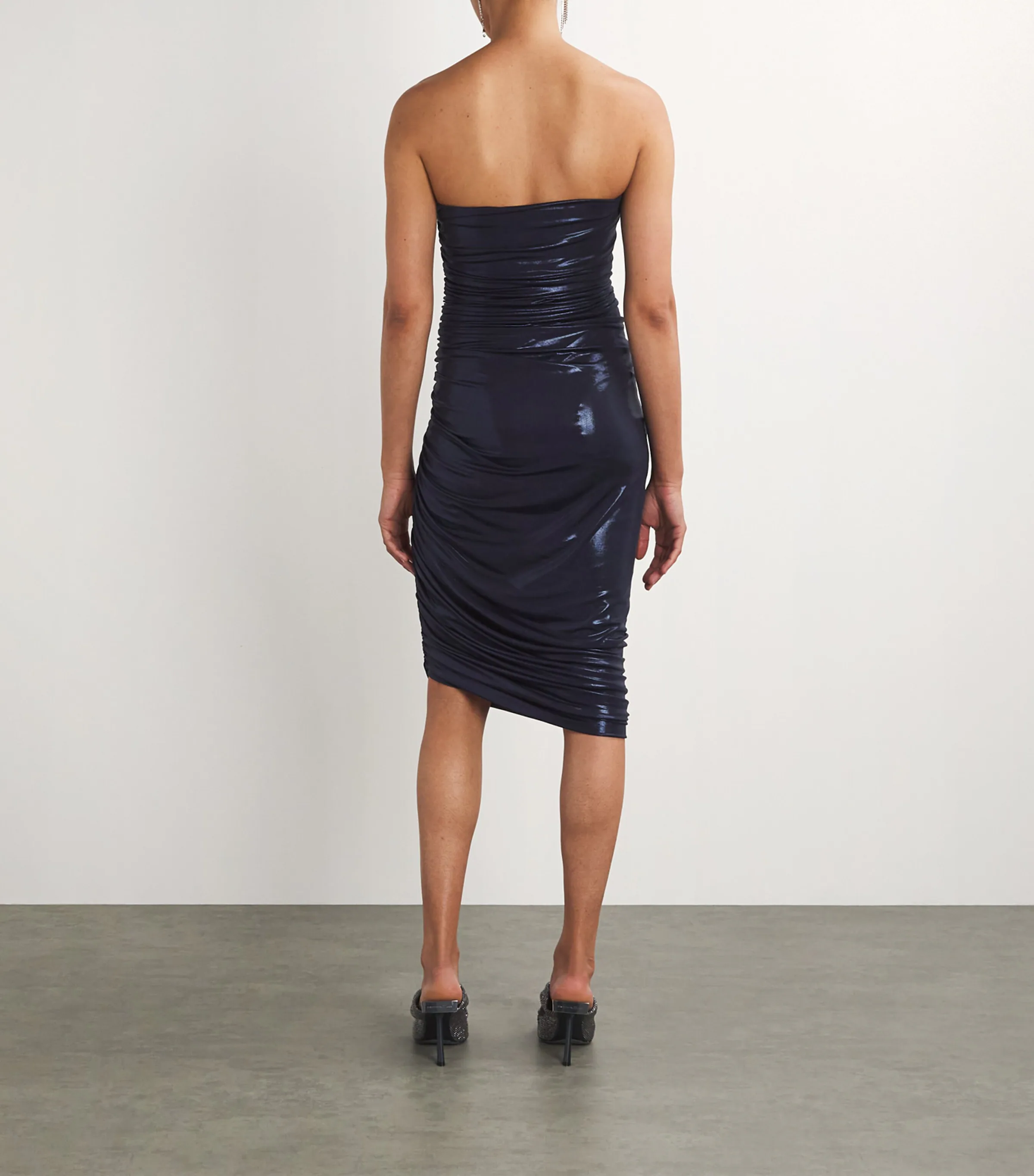 Norma Kamali Norma Kamali Strapless Diana Midi Dress