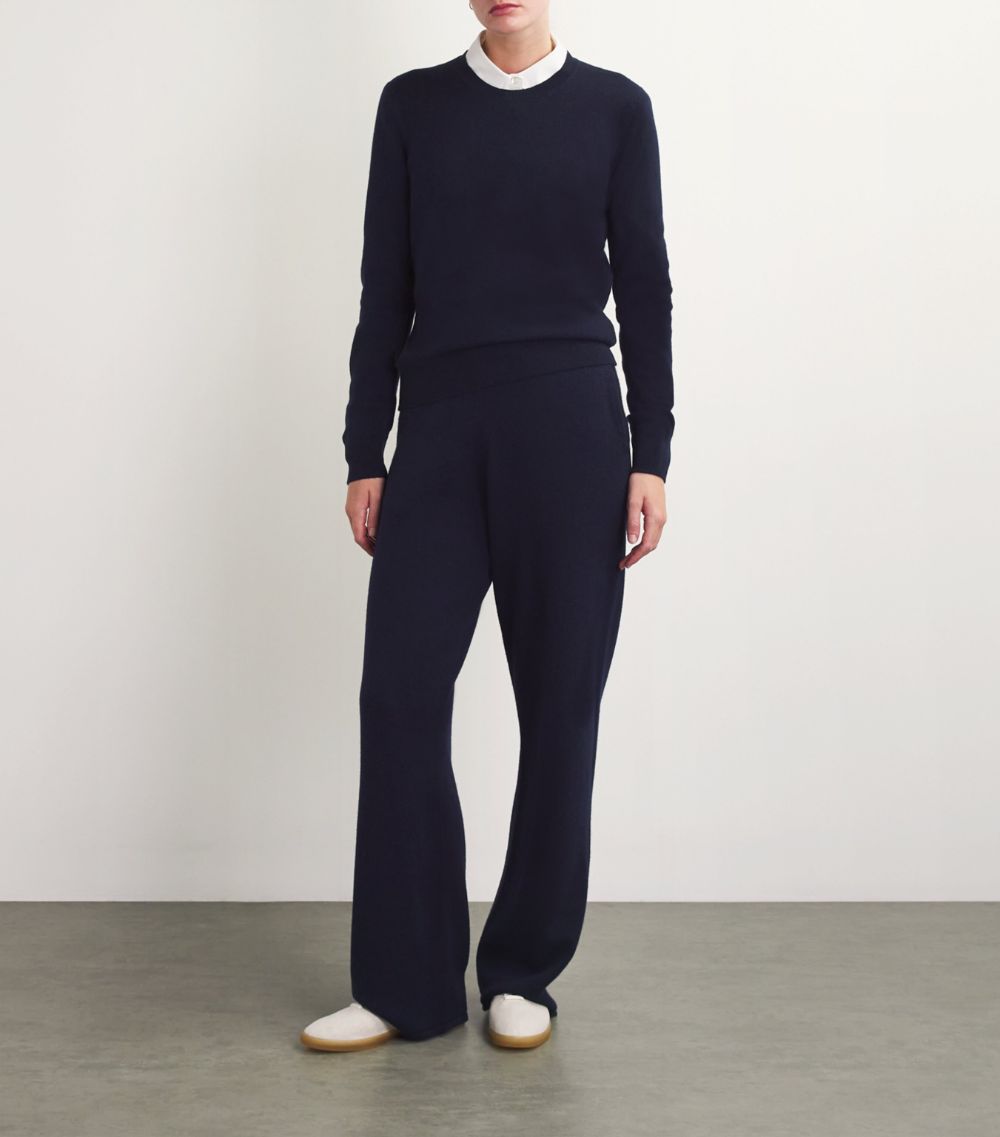 Harrods Harrods Cashmere Wide-Leg Sweatpants