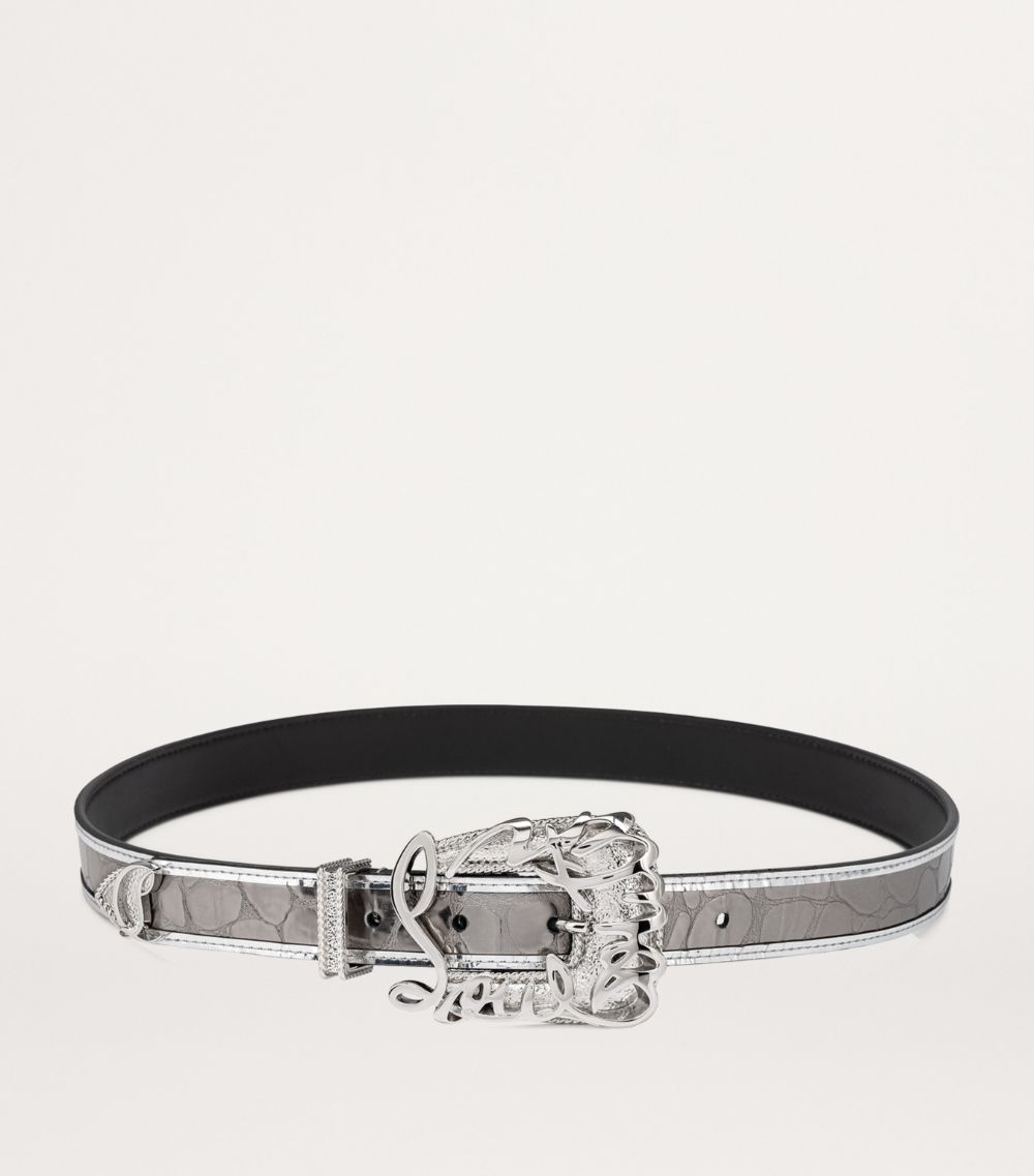 Christian Louboutin Christian Louboutin Giddy Calf Leather Belt