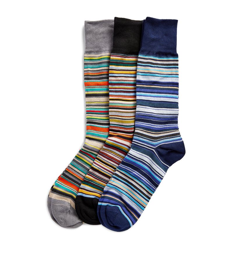 Paul Smith Paul Smith Signature Stripe Socks (Pack Of 3)