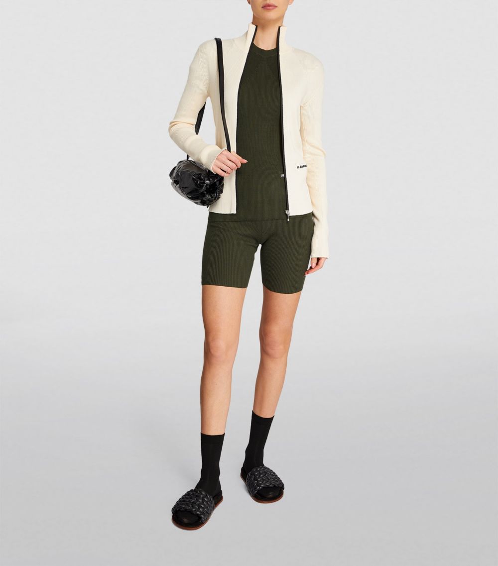 Jil Sander Jil Sander Knitted Biker Shorts