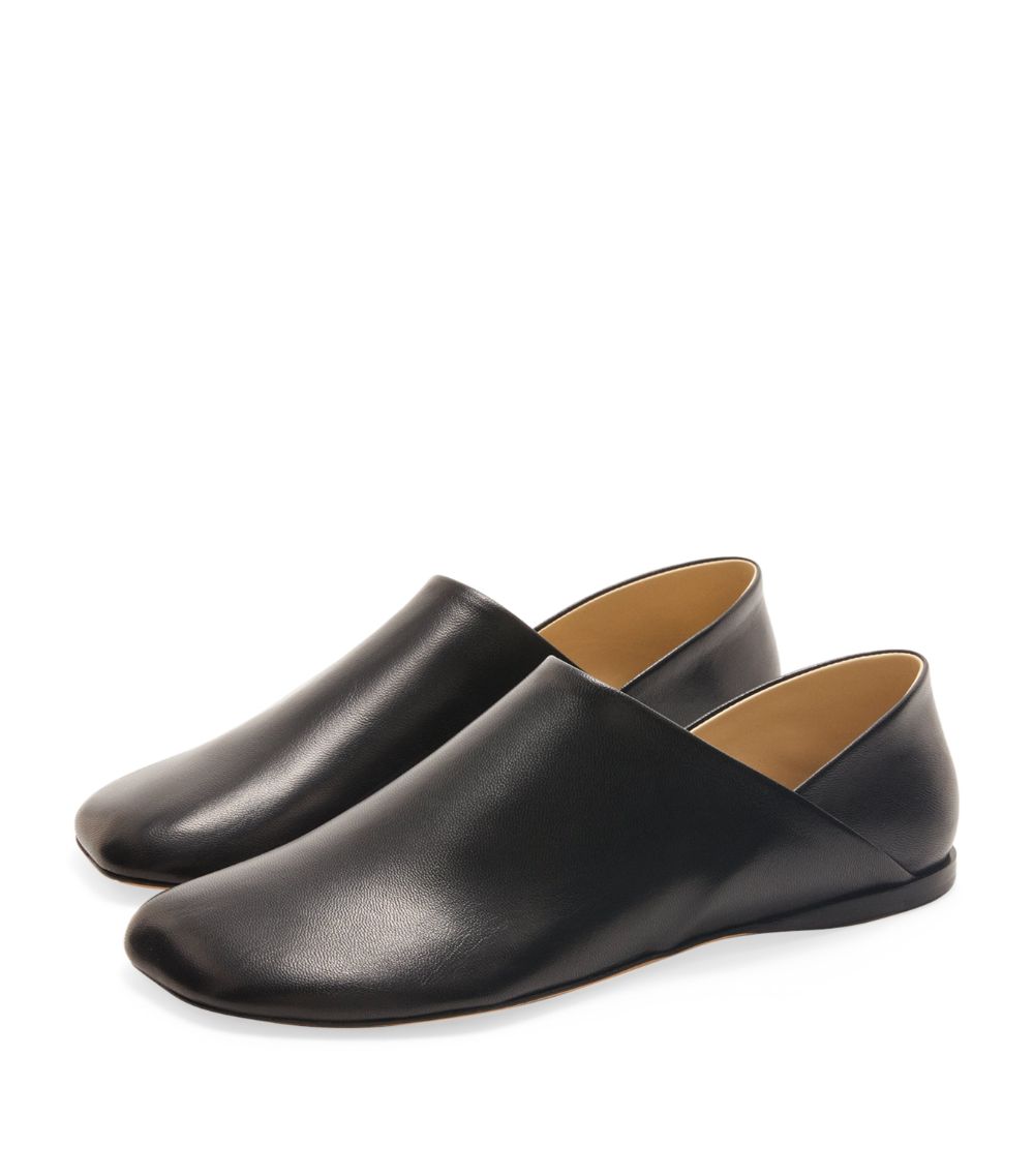 Loewe Loewe Leather Toy Loafers