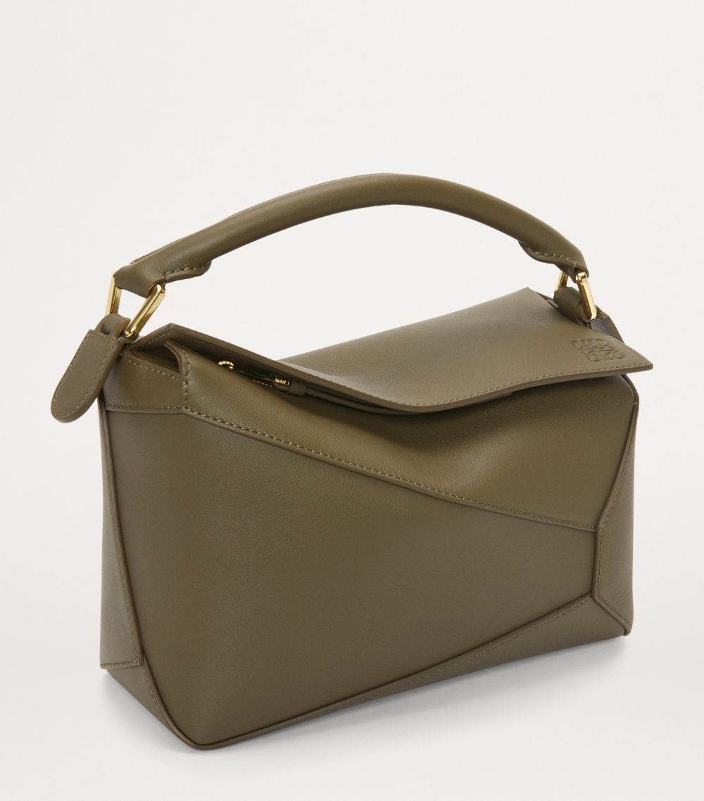 Loewe Loewe Small Leather Puzzle Edge Top-Handle Bag