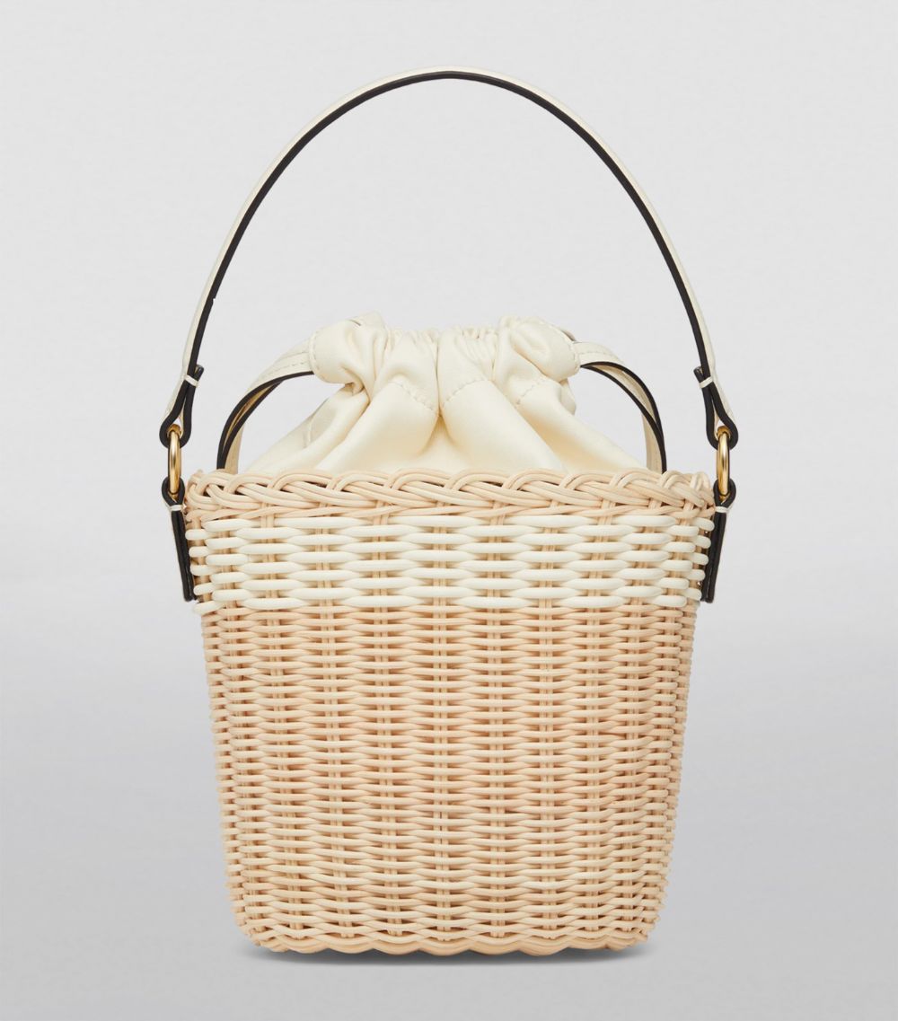 VALENTINO GARAVANI Valentino Garavani Straw Signature Bucket Bag