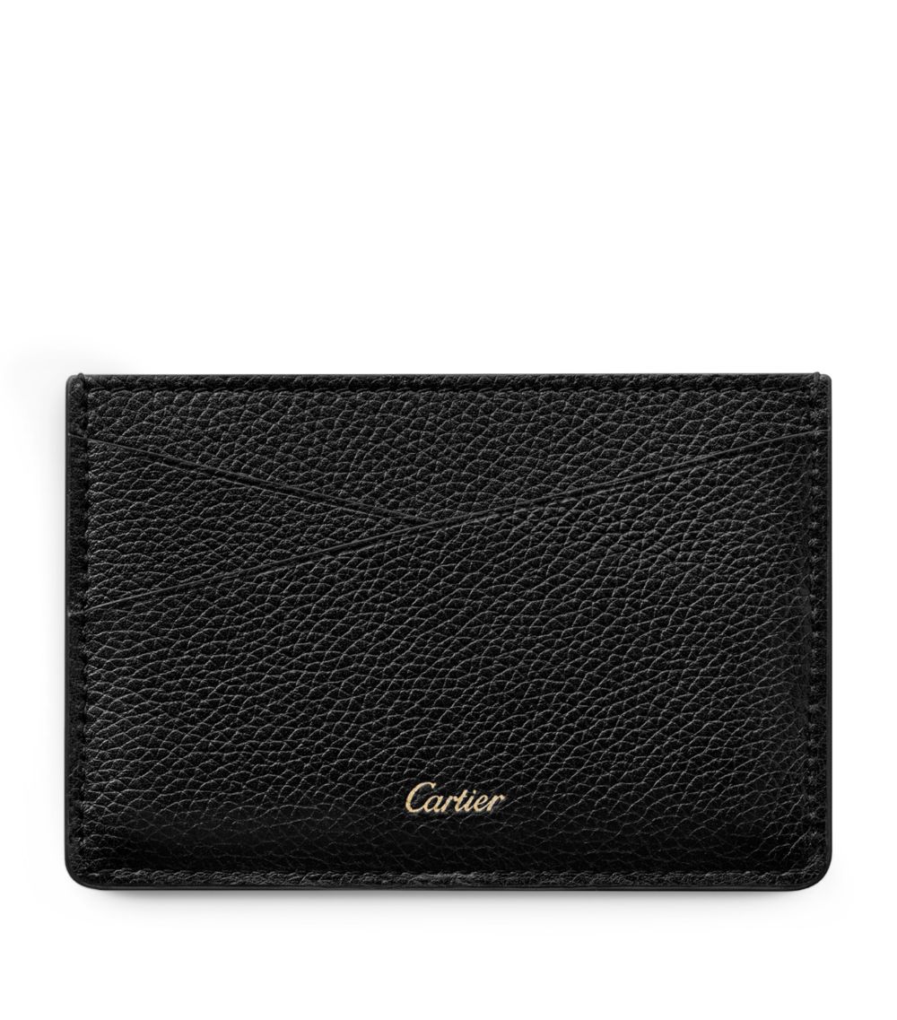 Cartier Cartier Leather Panthère De Cartier Card Holder