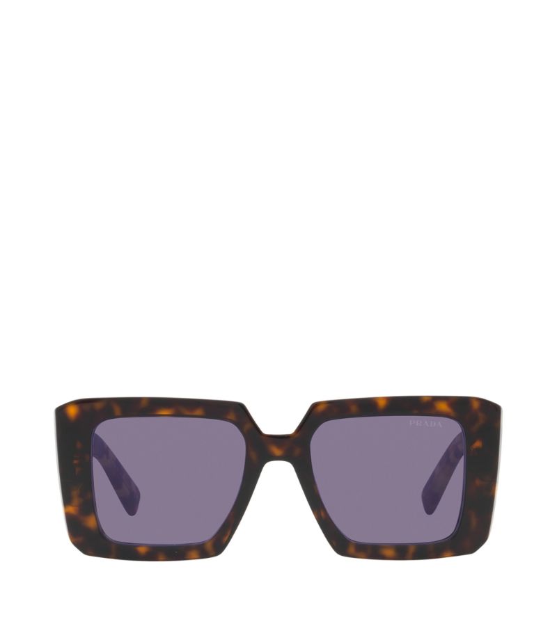 Prada Prada Tortoiseshell Square Sunglasses