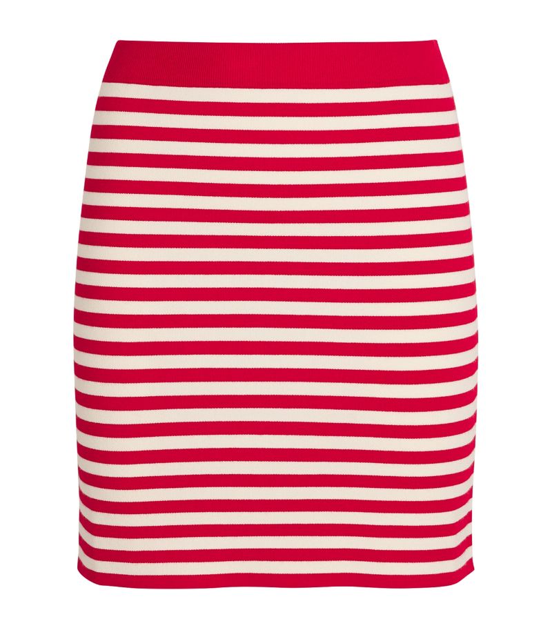 Max Mara Max Mara Knitted Striped Mini Skirt