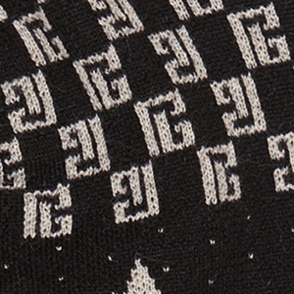 Balmain Balmain Star-Detail Mini Monogram Beanie