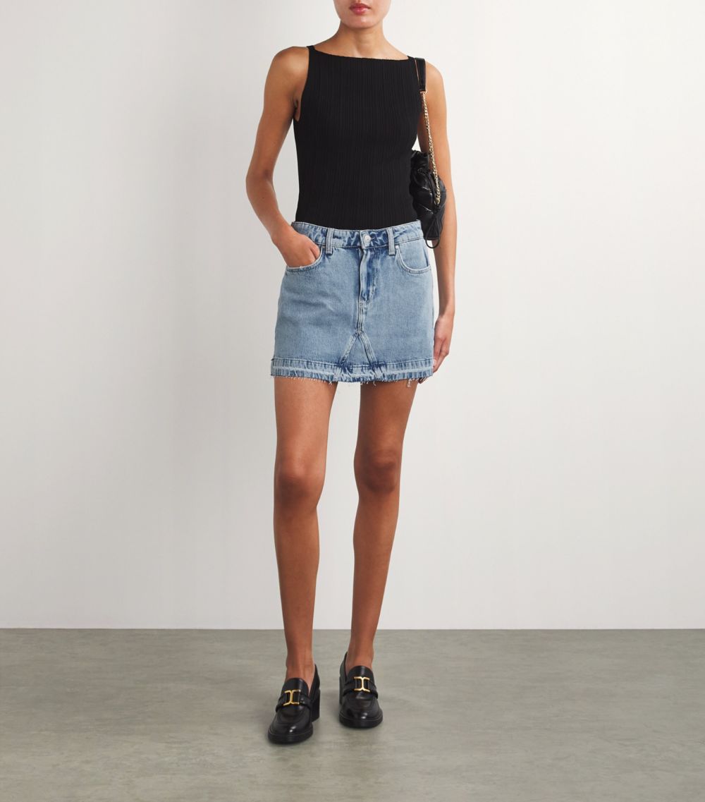 Paige Paige Distressed Jessie Mini Skirt