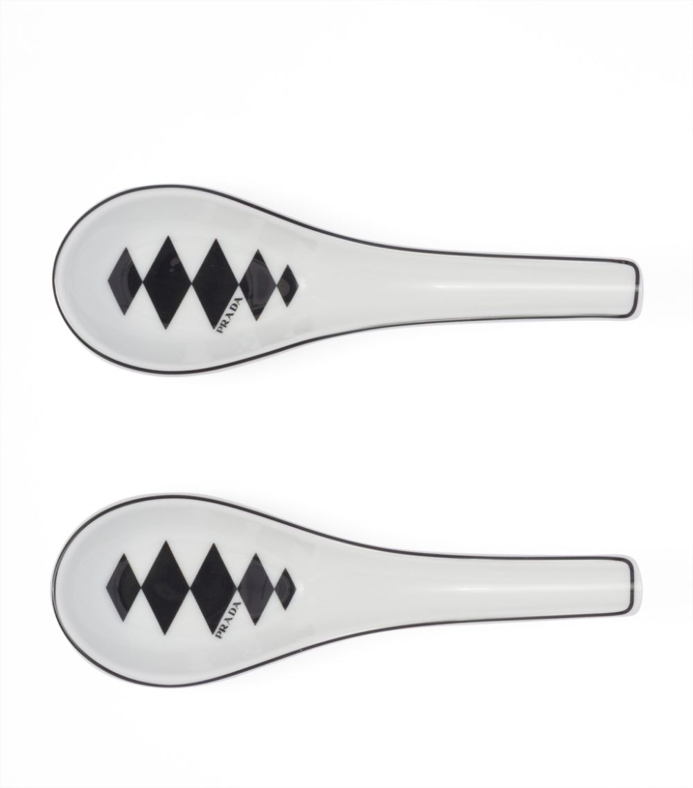 Prada Prada Chequerboard Spoons (Set Of 2)
