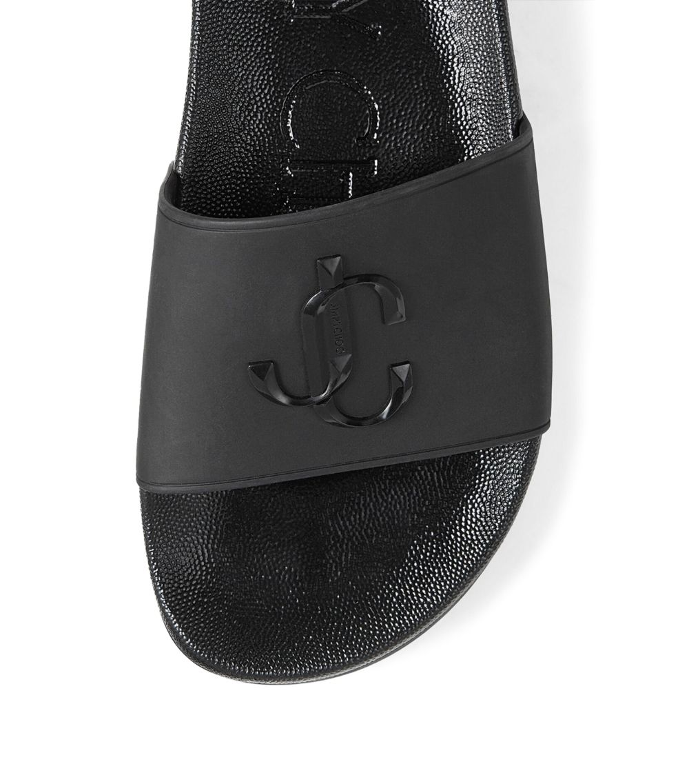 Jimmy Choo Jimmy Choo Port Embossed Slides