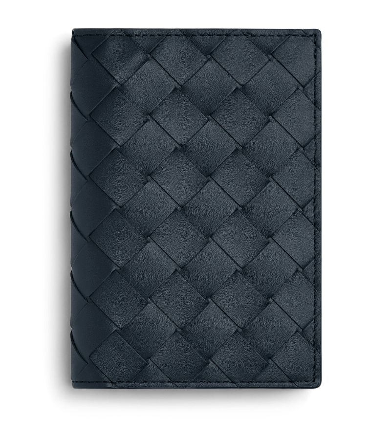 Bottega Veneta Bottega Veneta Leather Intrecciato Passport Holder