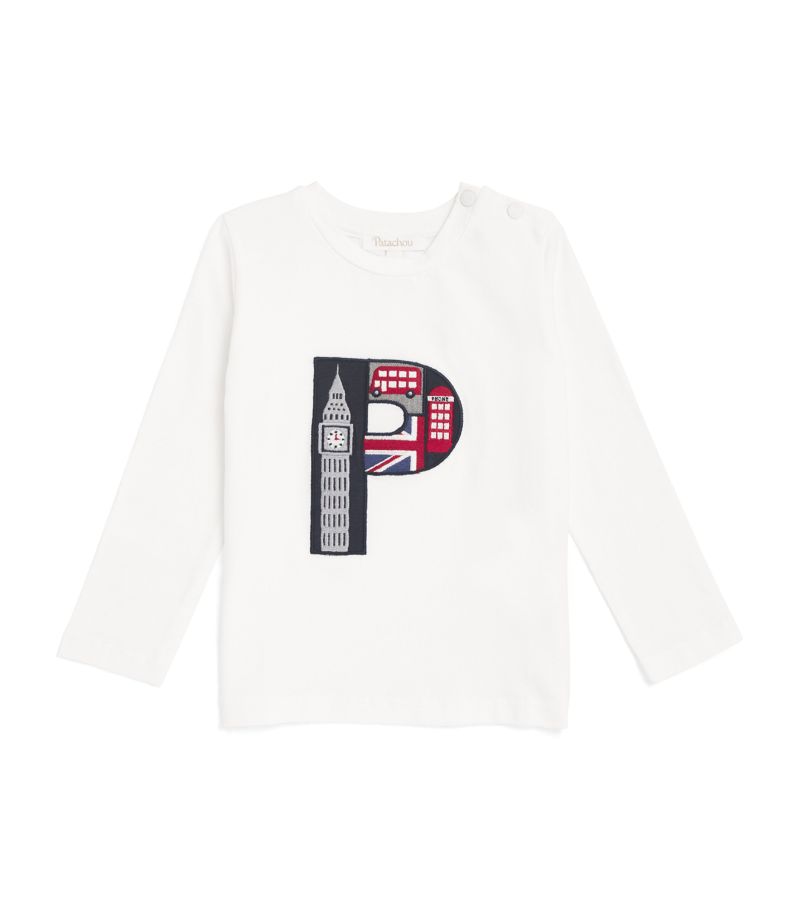 Patachou Patachou Stretch-Cotton Embroidered T-Shirt (2-4 Years)