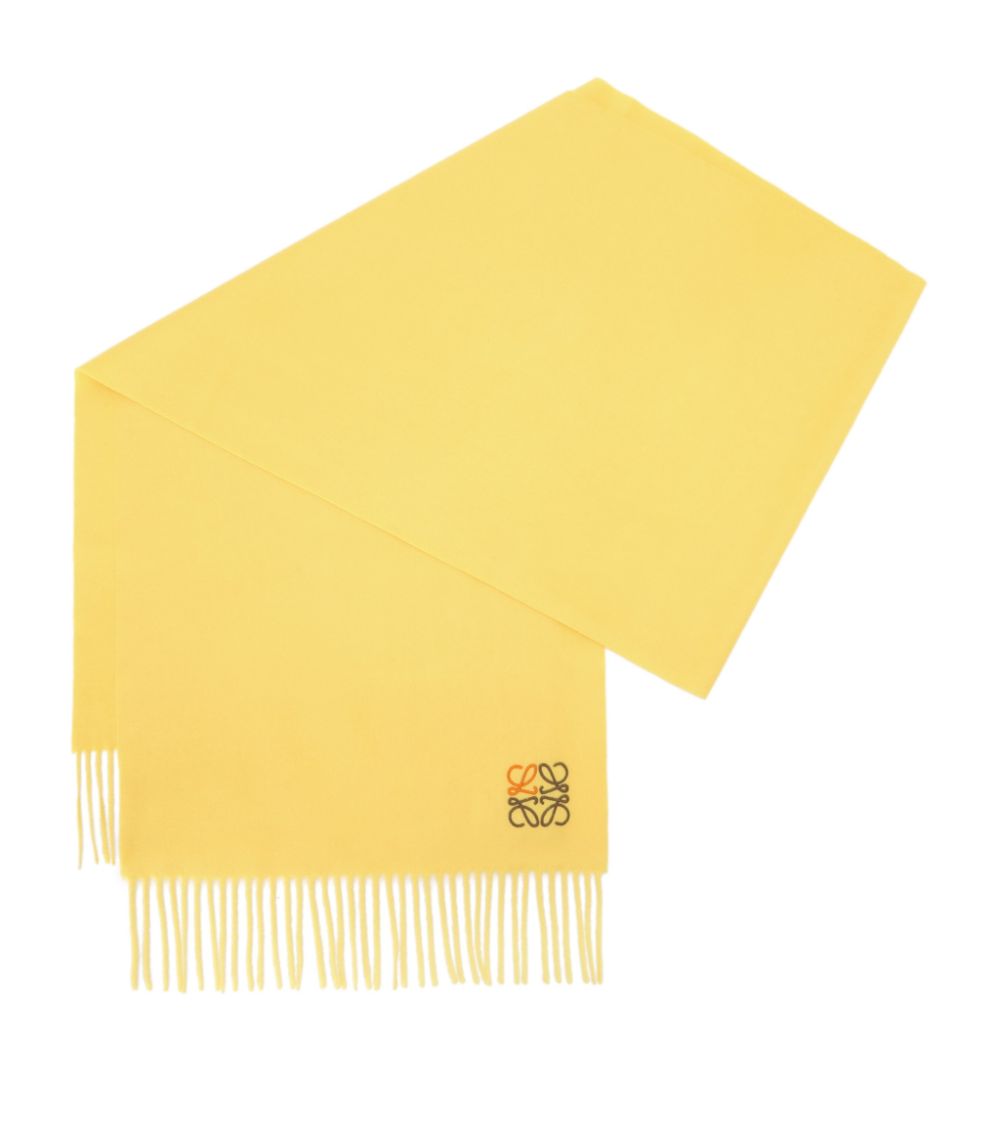 Loewe LOEWE Cashmere Anagram Scarf