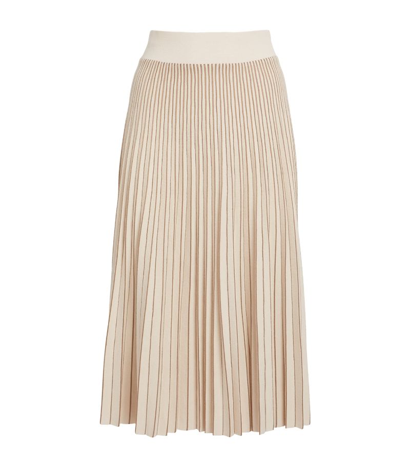 D.Exterior D.Exterior Pleated Midi Skirt