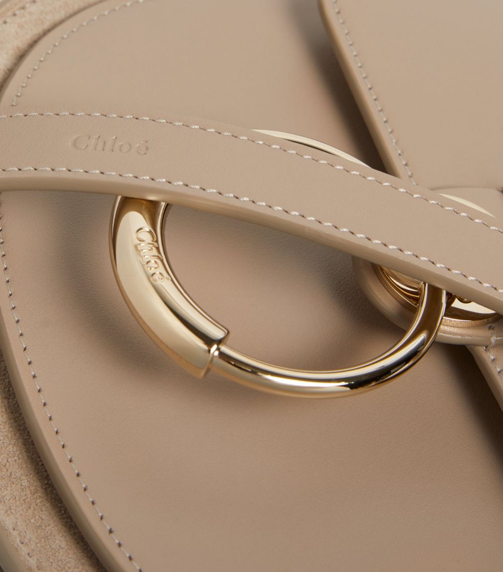 Chloé Chloé Small Leather Tess Saddle Bag