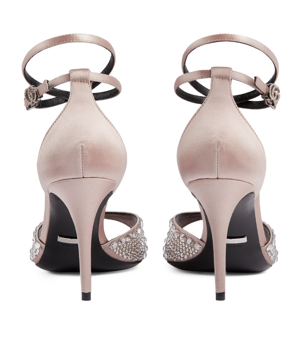 Gucci Gucci Crystal-Embellished Heeled Sandals 85