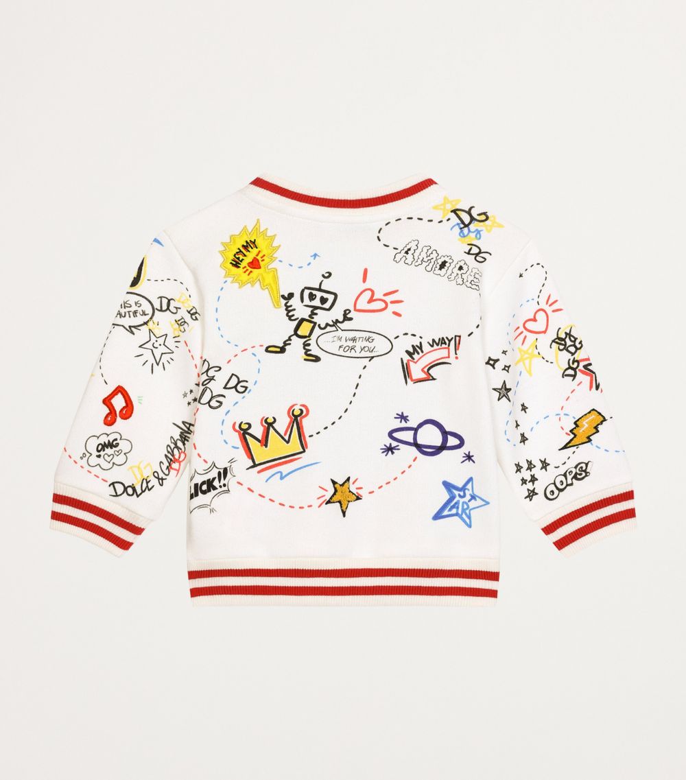 Dolce & Gabbana Dolce & Gabbana Kids Cotton Graphic Sweatshirt (3-30 Months)