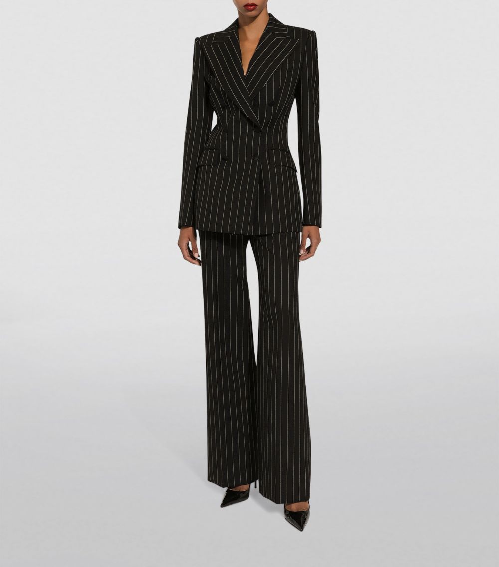 Dolce & Gabbana Dolce & Gabbana Wool Pinstripe Blazer