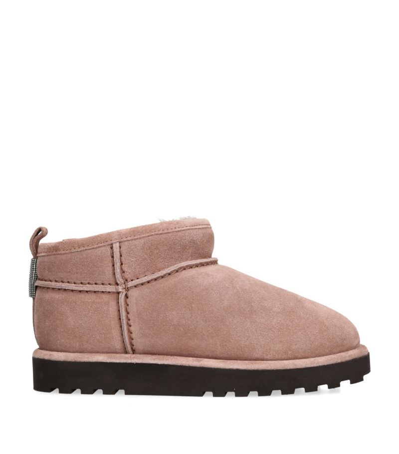 Brunello Cucinelli Kids Brunello Cucinelli Kids Suede Monili-Trim Boots