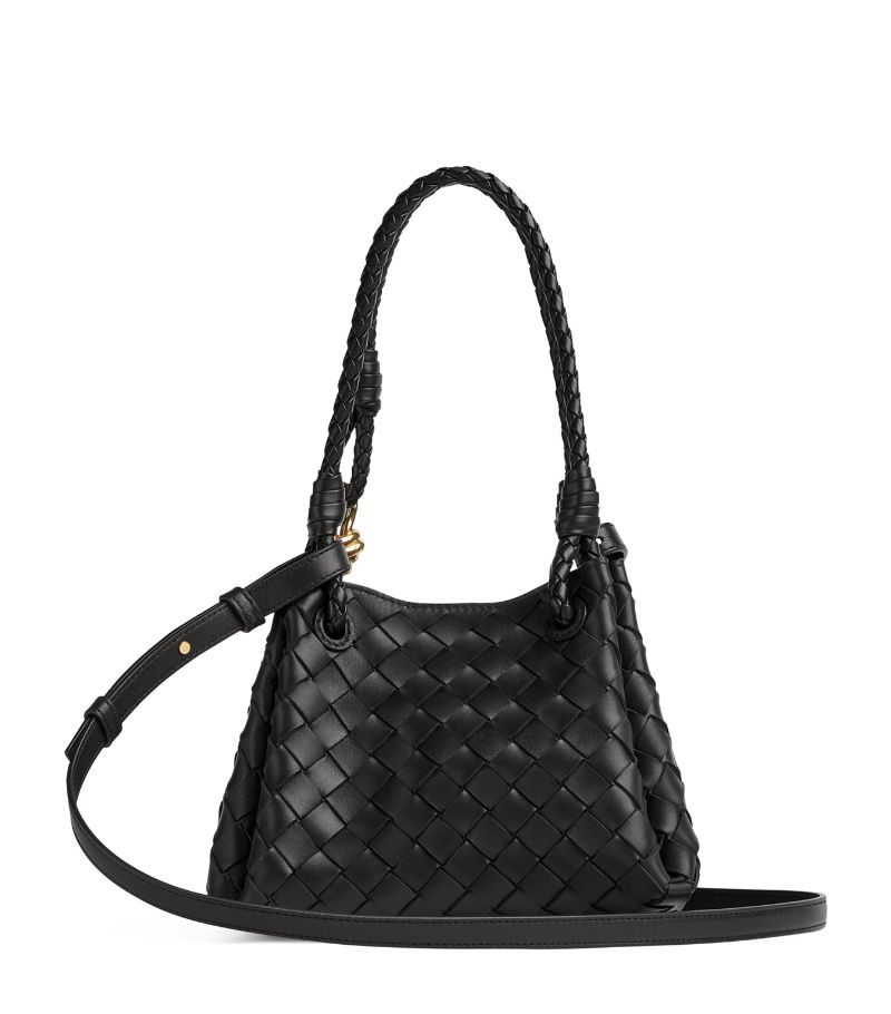 Bottega Veneta Bottega Veneta Small Leather Parachute Shoulder Bag