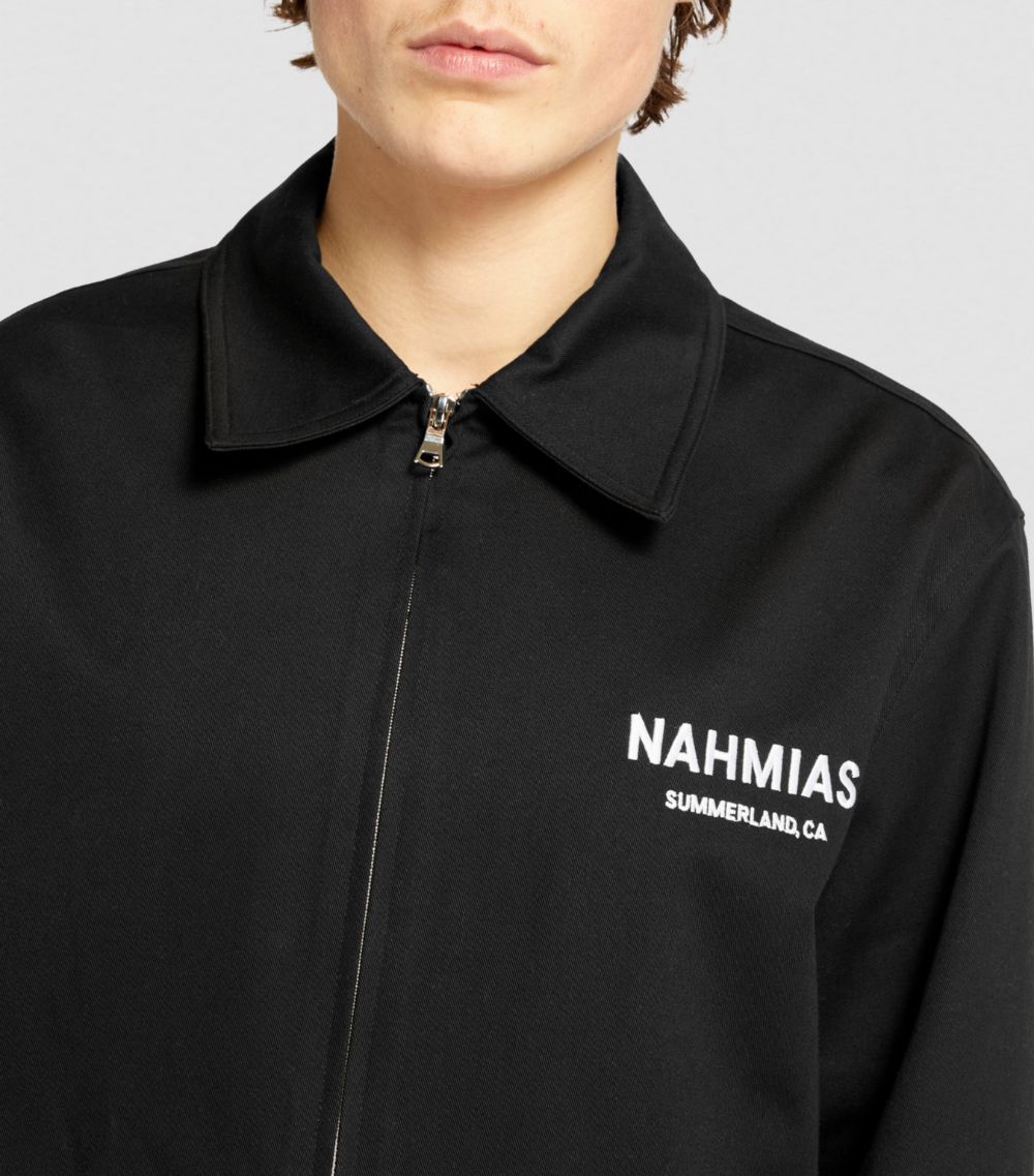 Nahmias Nahmias Logo Print Worker Jacket