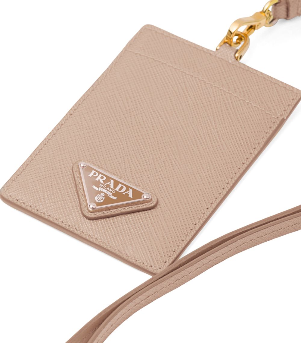 Prada Prada Saffiano Leather Badge Holder