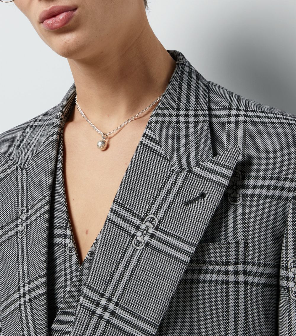 Gucci Gucci Wool Horsebit Check Blazer