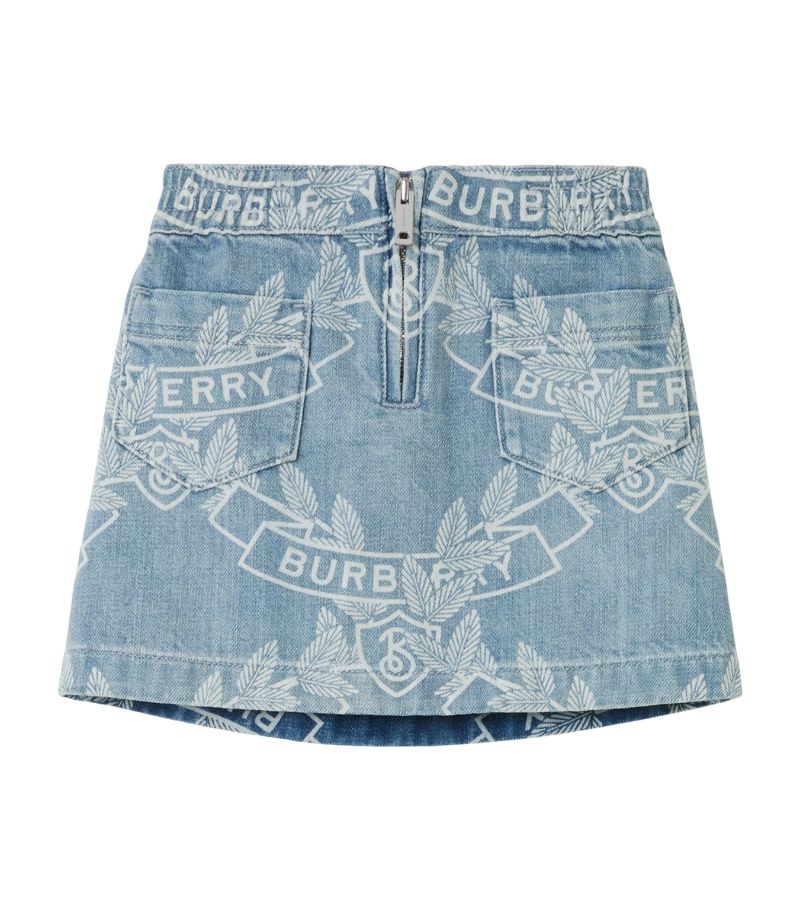 Burberry Burberry Kids Japanese Denim Crest Skirt (3-24 Months)