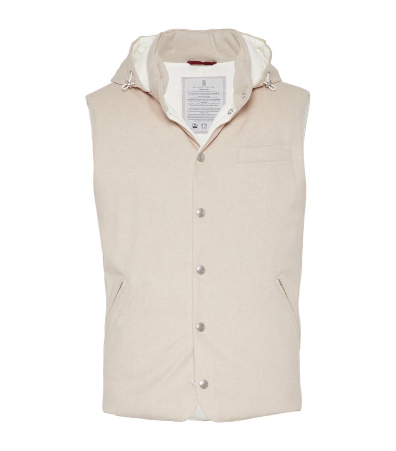 Brunello Cucinelli Brunello Cucinelli Bonded Wool Gilet