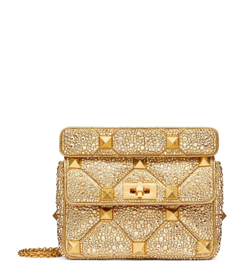 VALENTINO GARAVANI Valentino Garavani Embellished Roman Stud Shoulder Bag