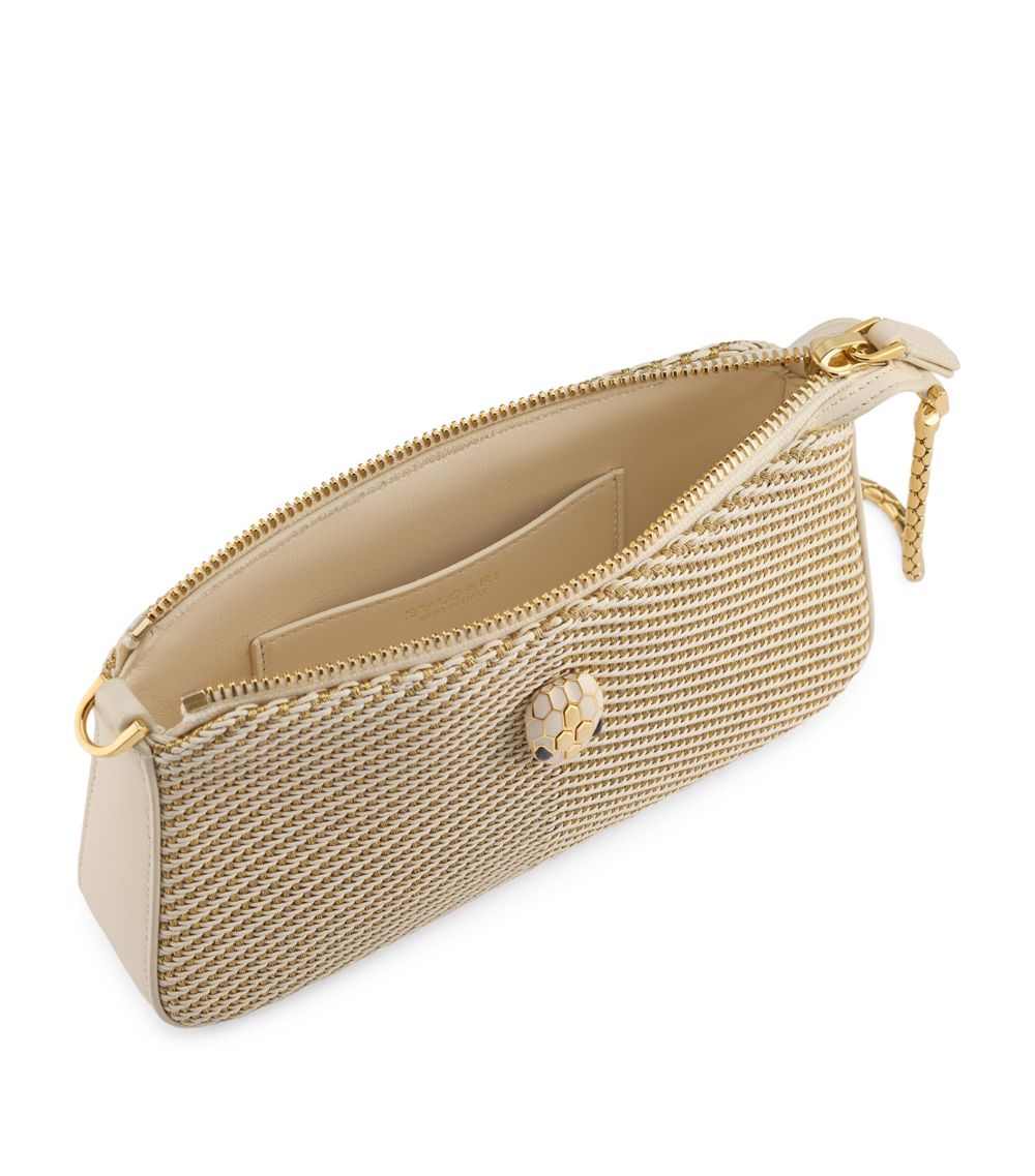 Bvlgari Bvlgari Chevron Serpenti Forever Chain Clutch