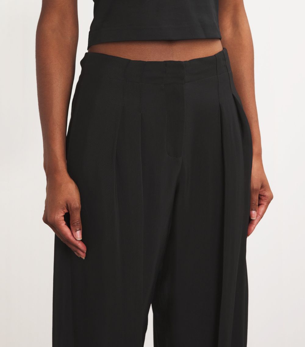 Mugler Mugler Pierced Wide-Leg Trousers